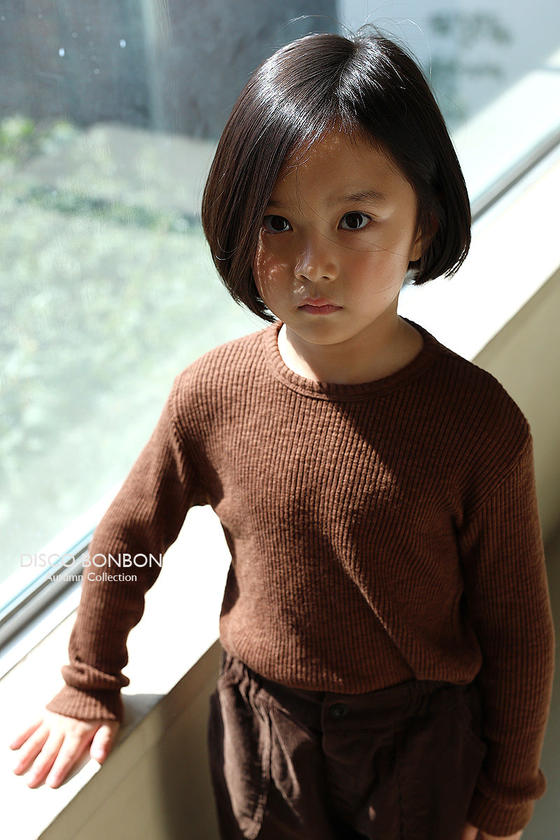 ［DISCO BONBON］Rib knit tops