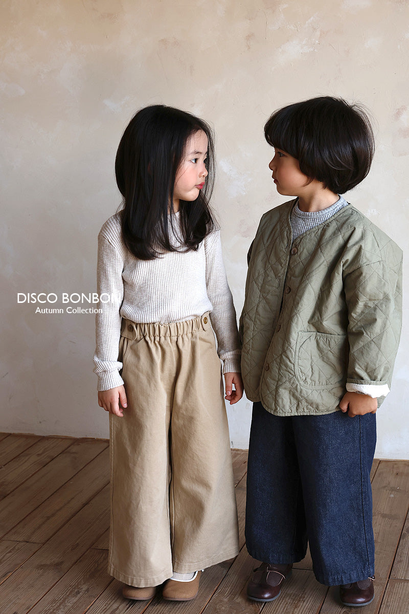 ［DISCO BONBON］Rib knit tops