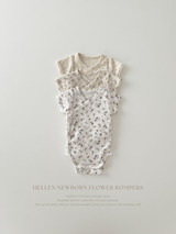 Hellen newborn flower rompers