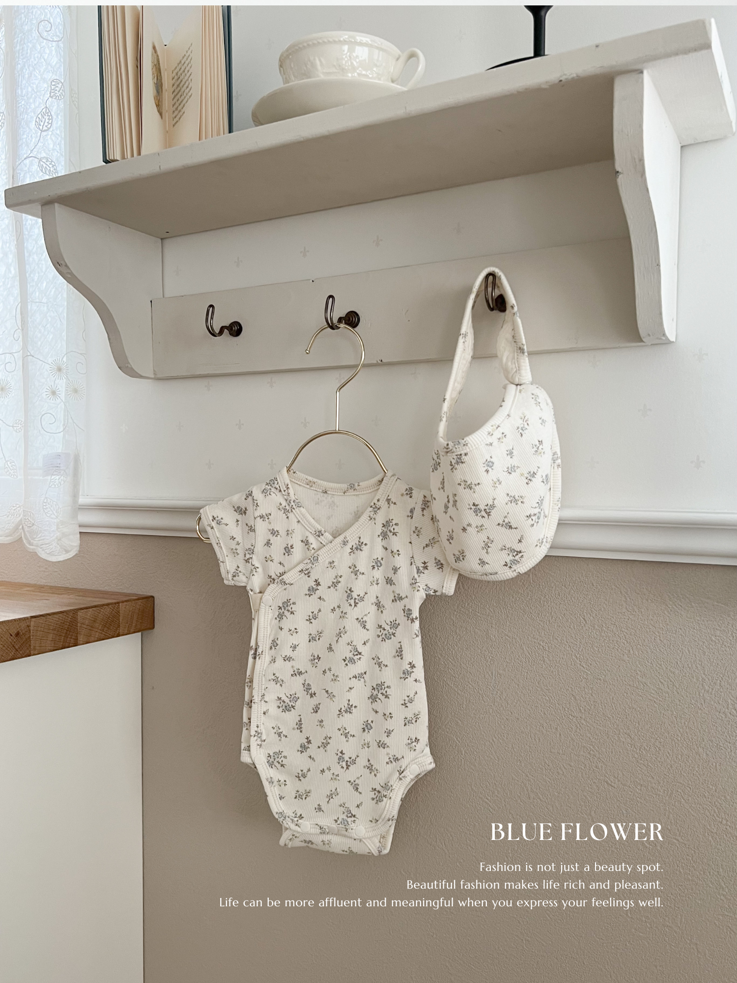 Hellen newborn flower rompers