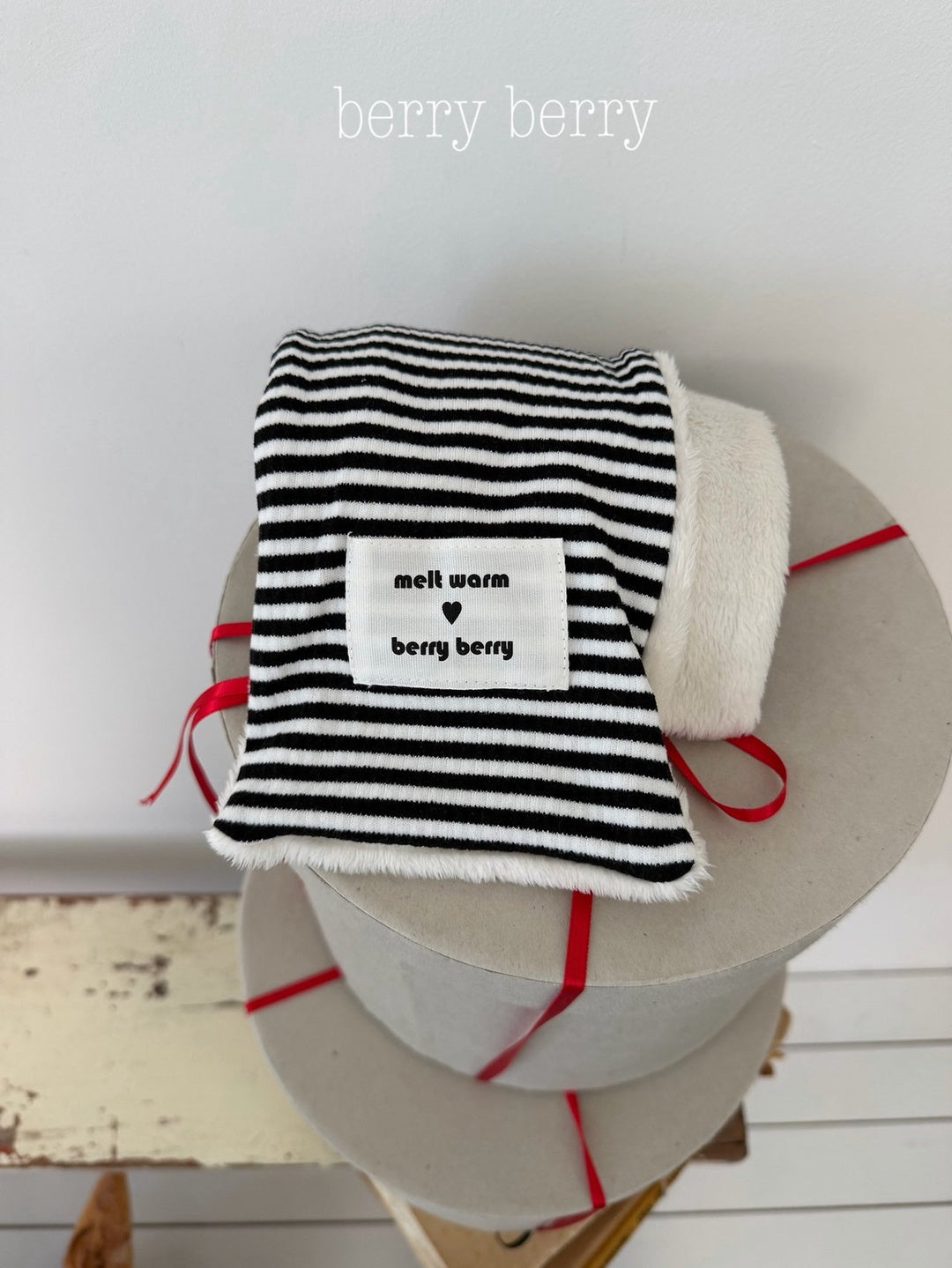[berryberry] Stripe rib muffler