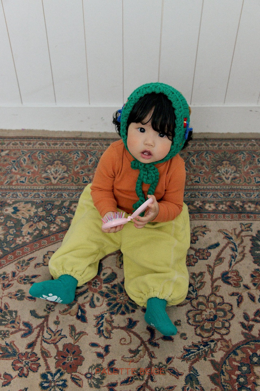 [PALETTE BEIGE] Bebe half mock neck tee