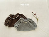 [valubebe] Herringbone frill blouse