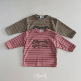 [ELLY MOLLY] Club stripe tee