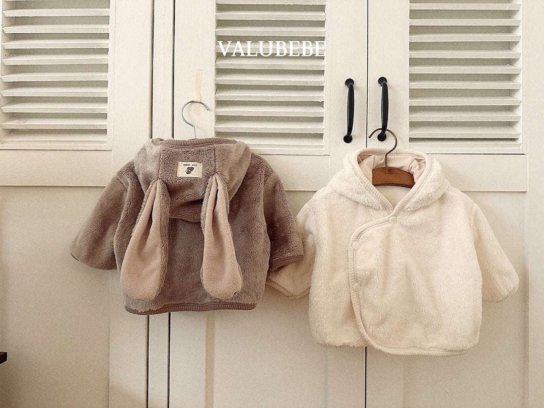 [valubebe] Rabbit fleece jacket