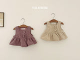 [valubebe] Wool bustier blouse