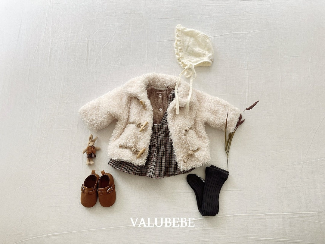 [valubebe] Teddy fur jacket