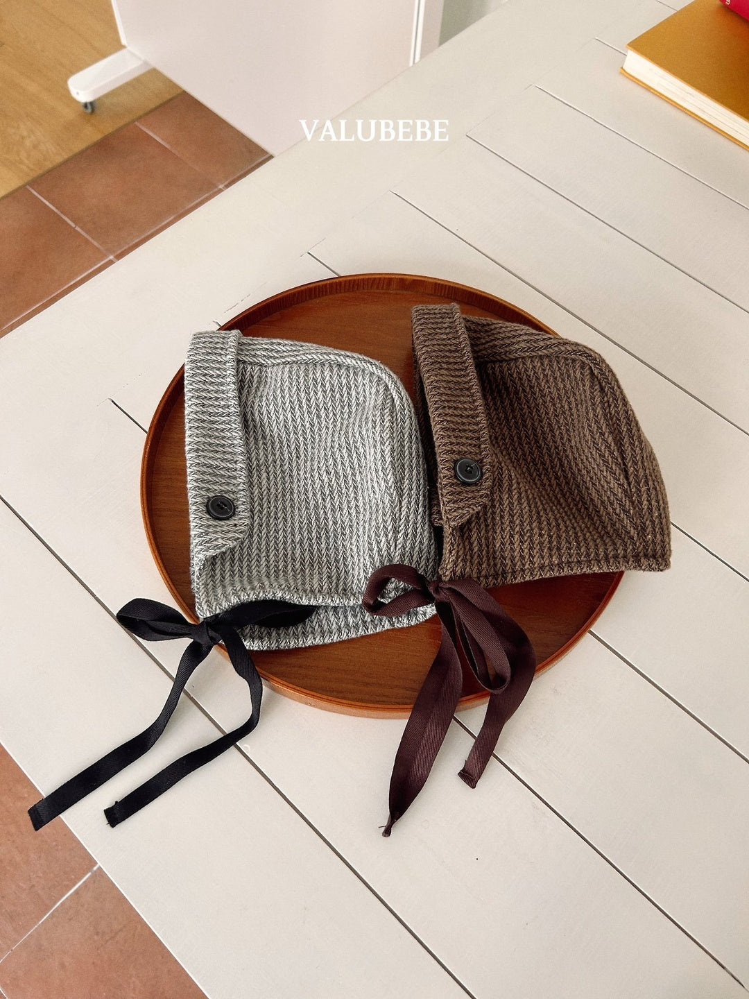 [valubebe] Herringbone bonnet