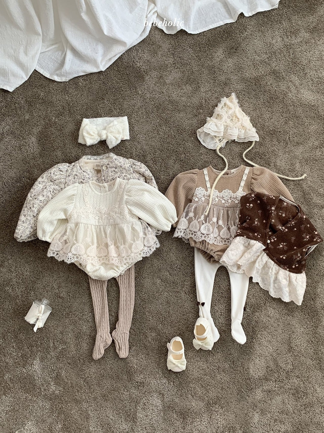 [bebeholic] Heart jelly rompers