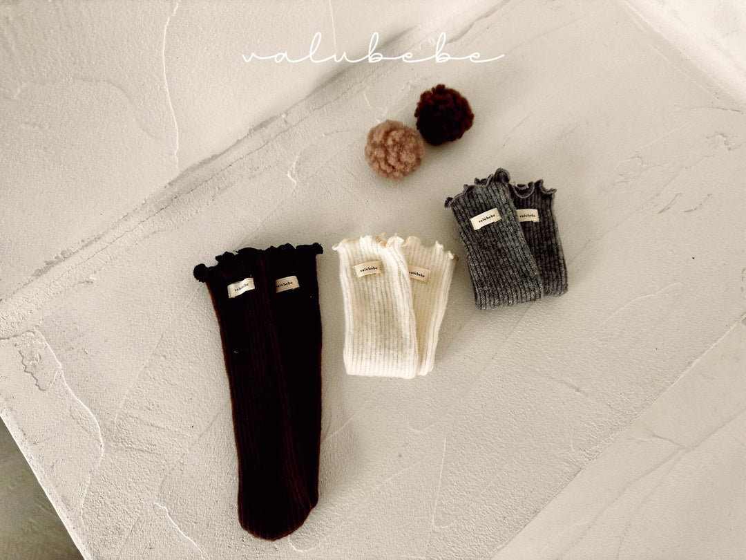 [valubebe] Warm mellow rib socks