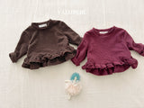 [valubebe] Uni stripe cancan tee