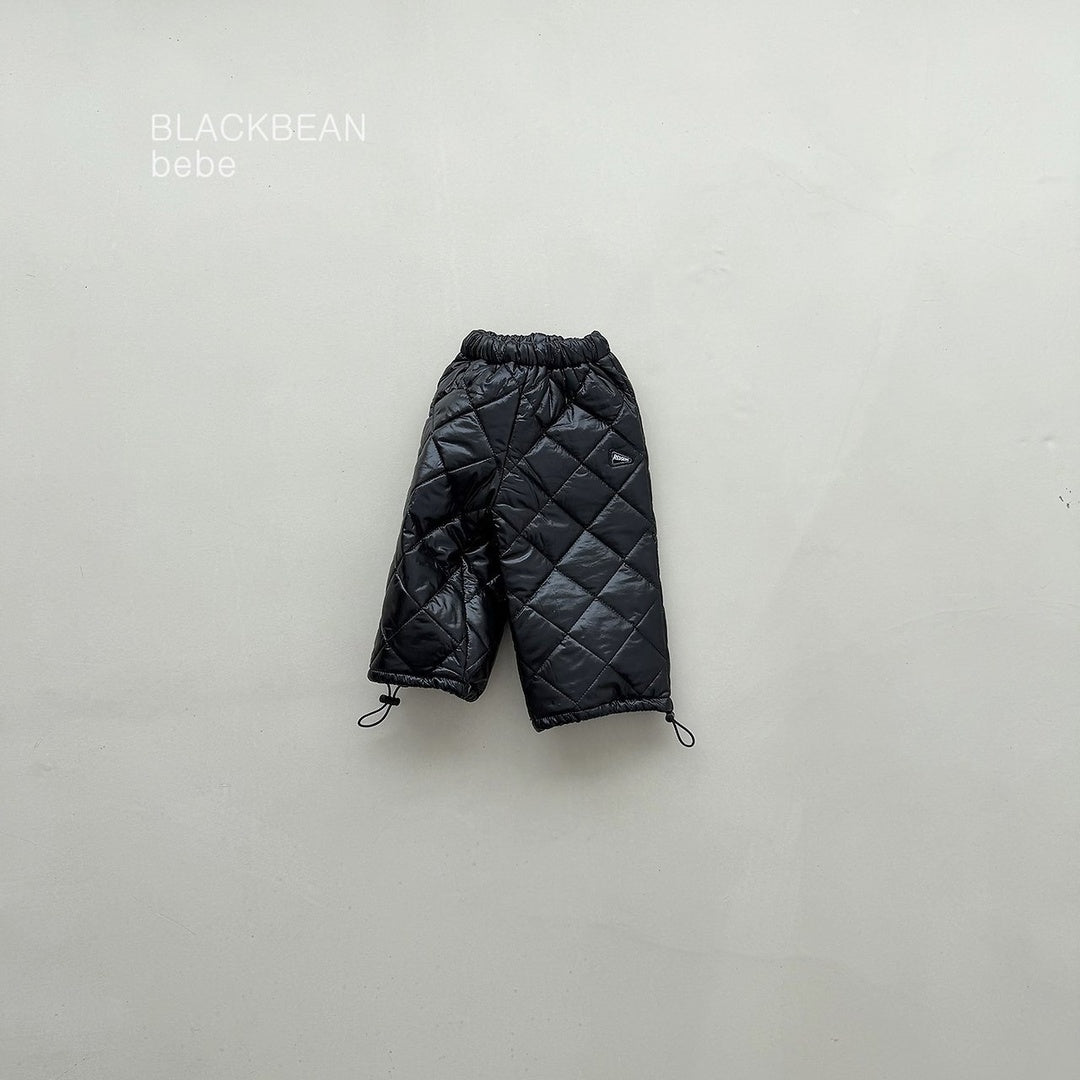 [BLACK BEAN] North padded bebe pants
