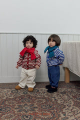 [PALETTE BEIGE] Stripe cardigan