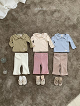 [bebeholic] Basil rib flare pants