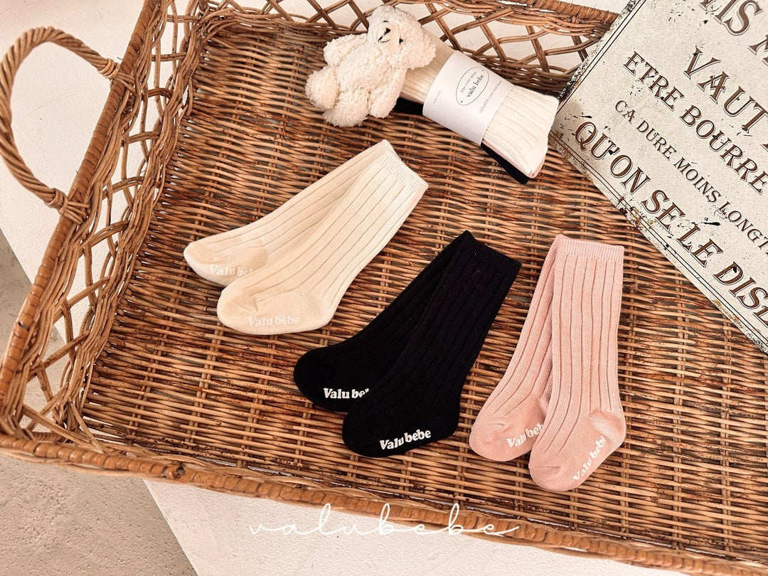 [valubebe] Daily ribbed socks set