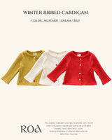 [ROA] Winter ribbed cardigan