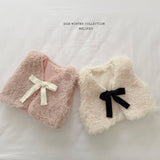 [Melikey] Cloud fur ribbon vest