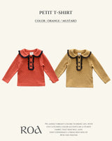[ROA] Petit dot collar tops
