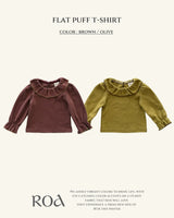 [ROA] Flat puff collar tops