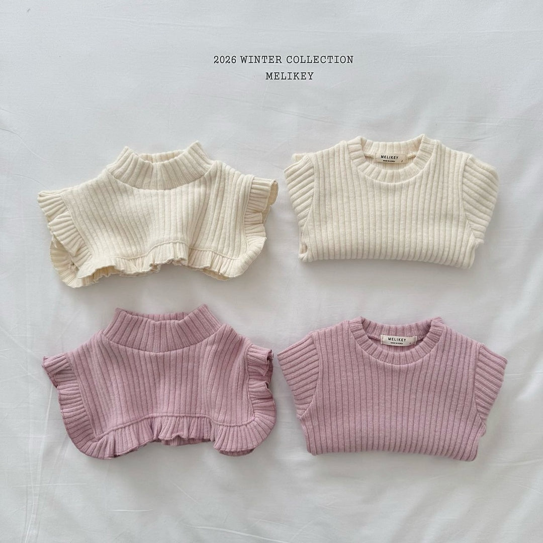 [Melikey] Cape frill tee