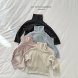 [Melikey] Warm turtleneck tee