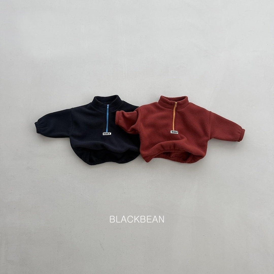 [BLACK BEAN] Volume zip up