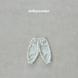 [milk powder] Pudding flower pants