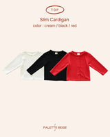 [PALETTE BEIGE] Slim cardigan