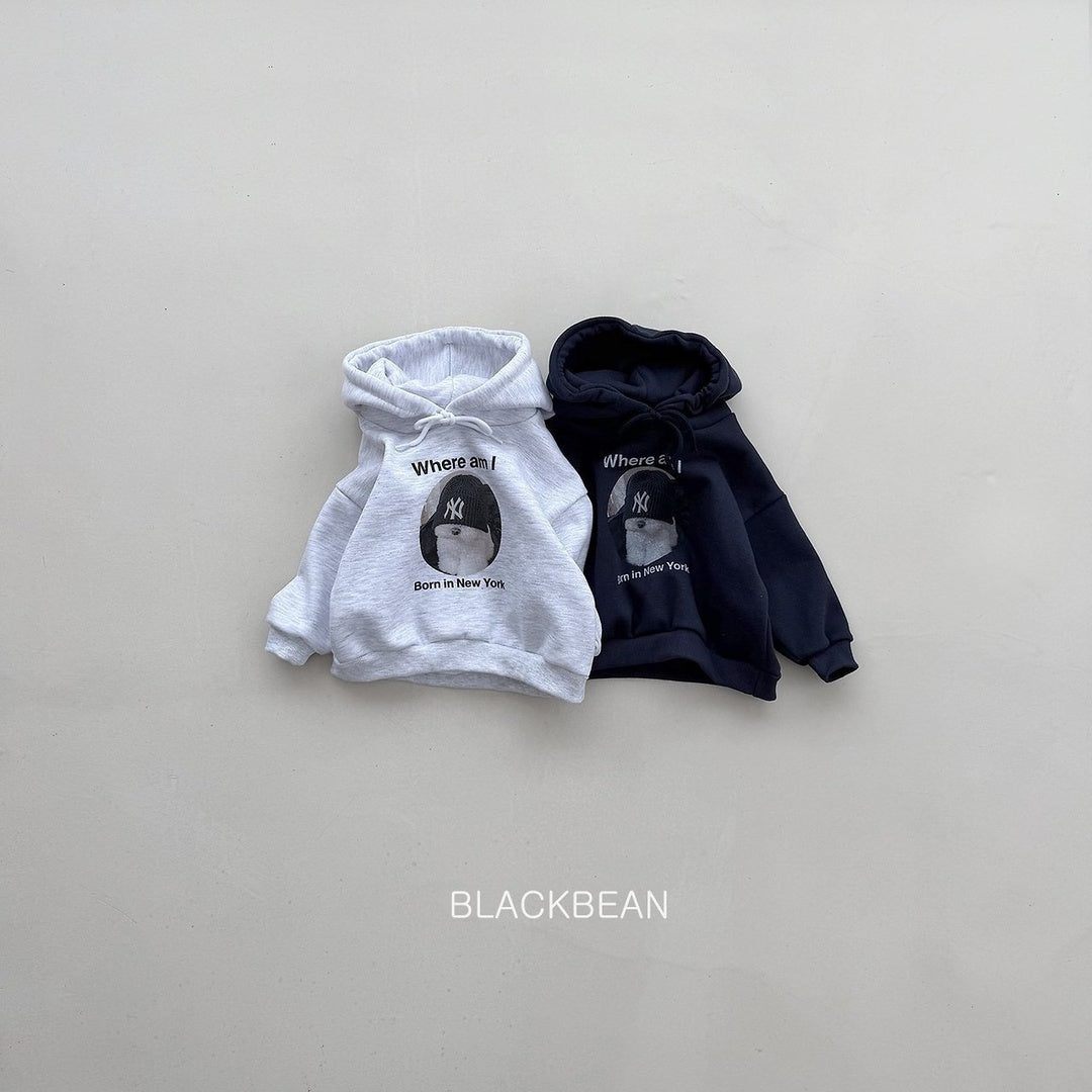 [BLACK BEAN] Beanie hoodie