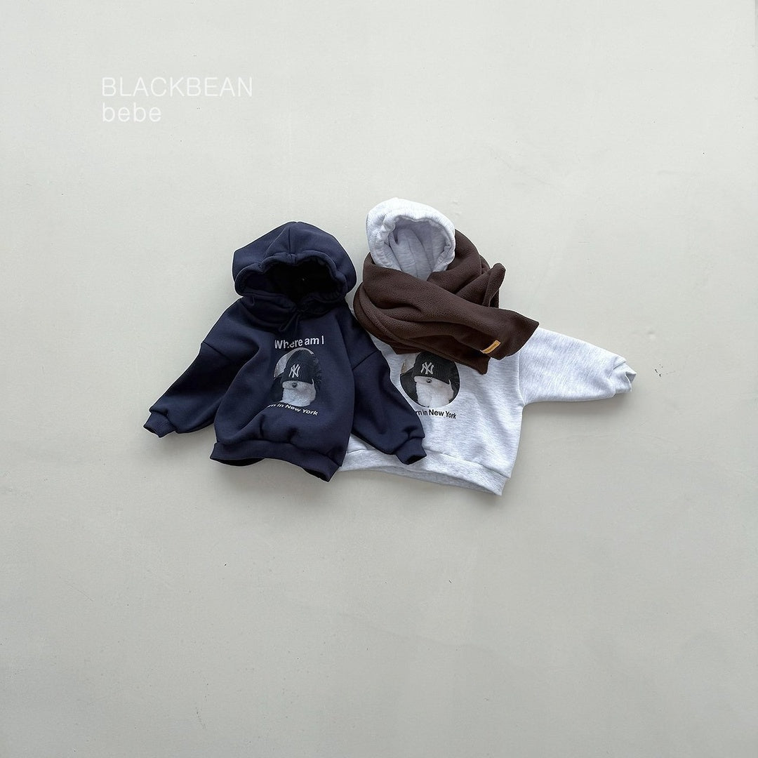 [BLACK BEAN] Beanie bebe hoodie