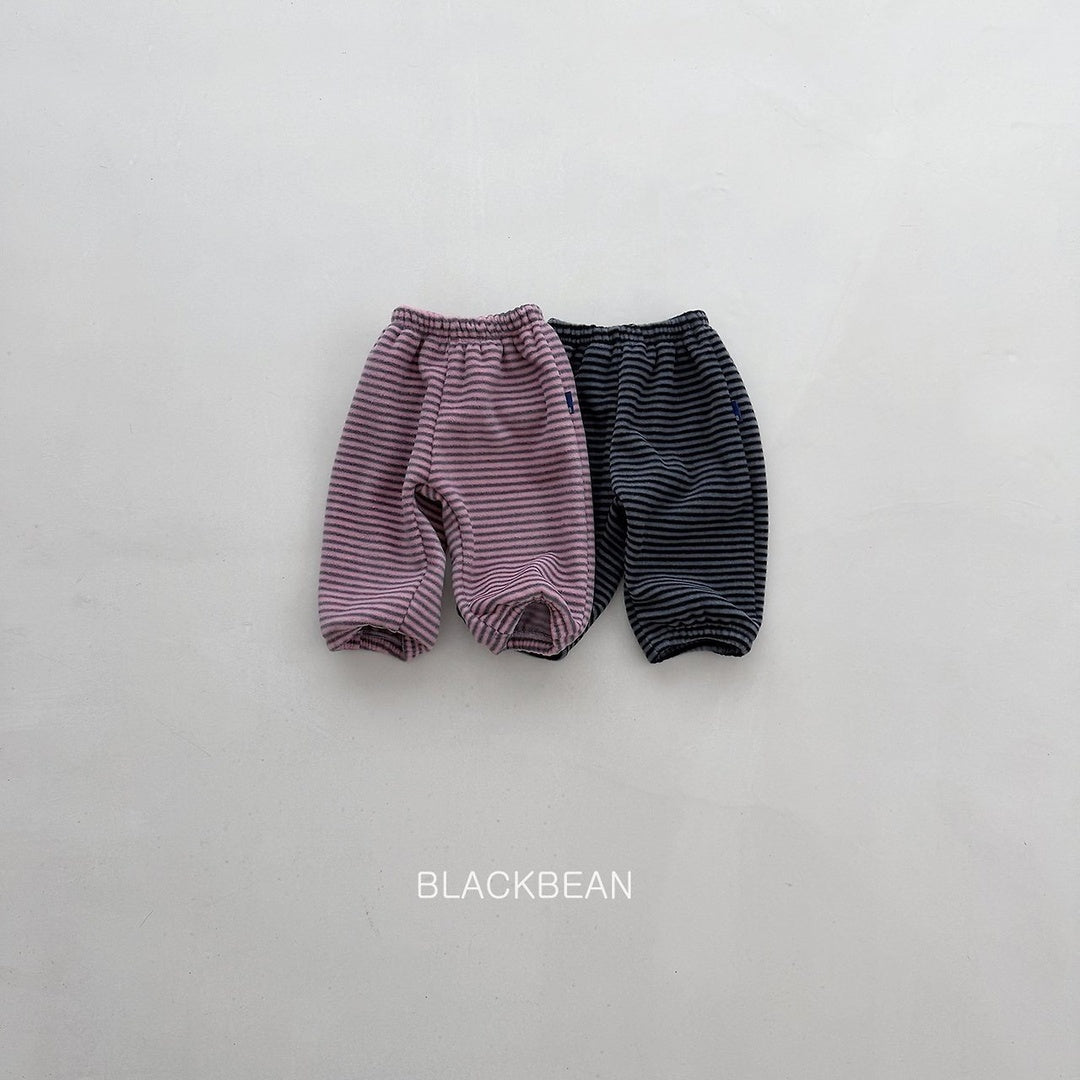 [BLACK BEAN] Churros stripe pants