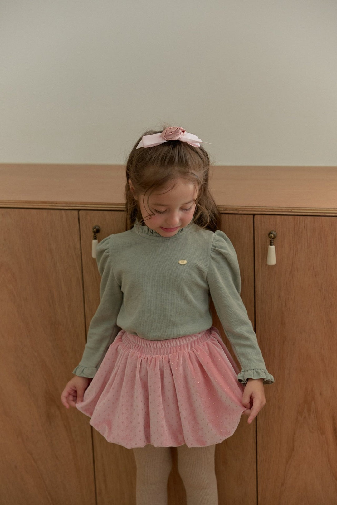[berryberry] Roy frill puff tops
