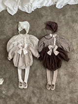 [bebeholic] Berni ribbon rompers
