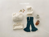 [valubebe] Frill lace bootcut pants