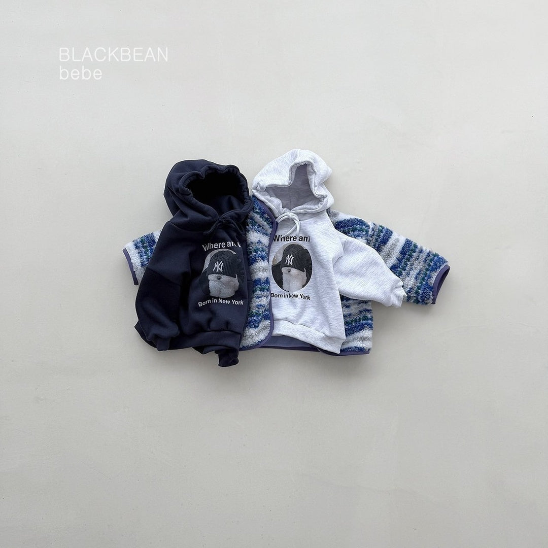 [BLACK BEAN] Beanie bebe hoodie