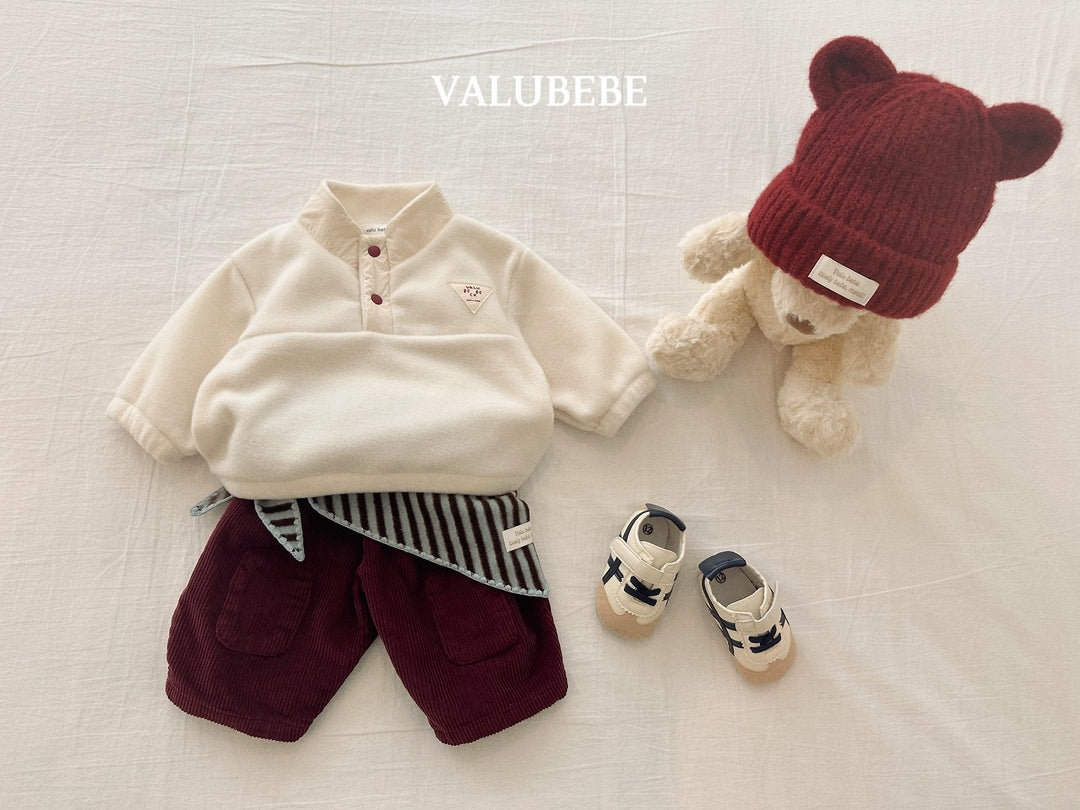[valubebe] Patch corduroy pants