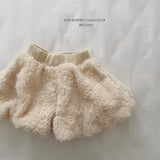 [Melikey] Rose fur pumpkin pants