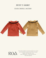 [ROA] Petit dot collar tops