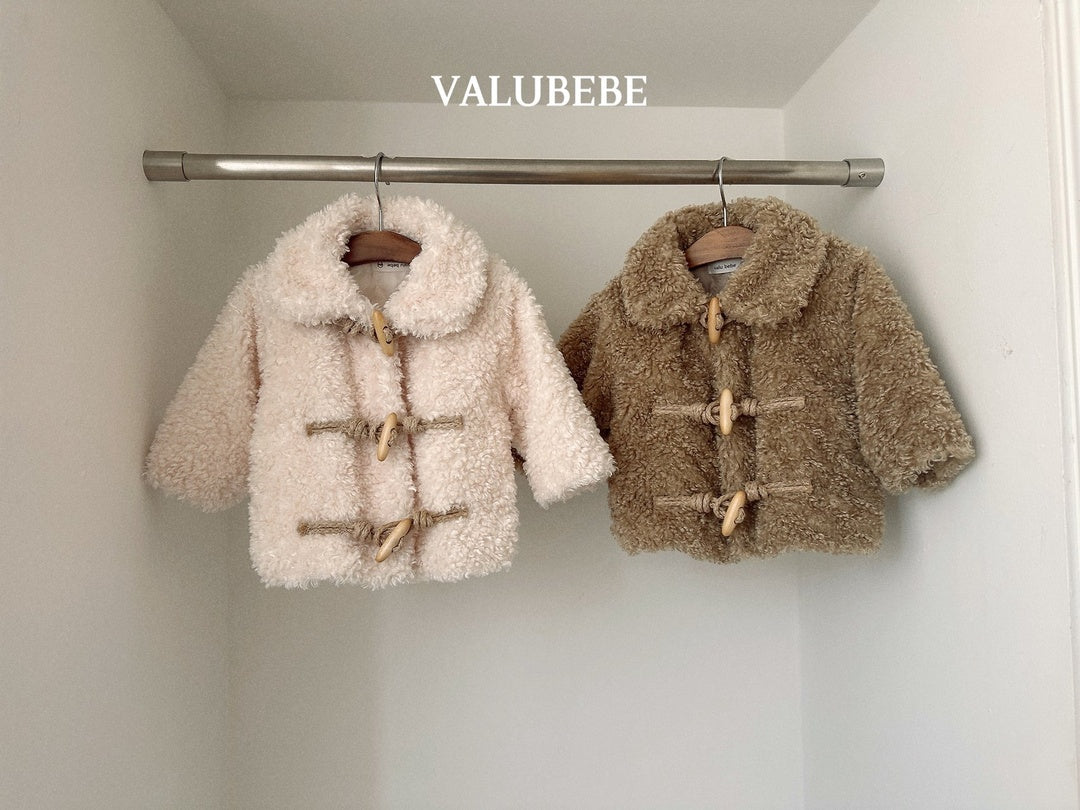 [valubebe] Teddy fur jacket