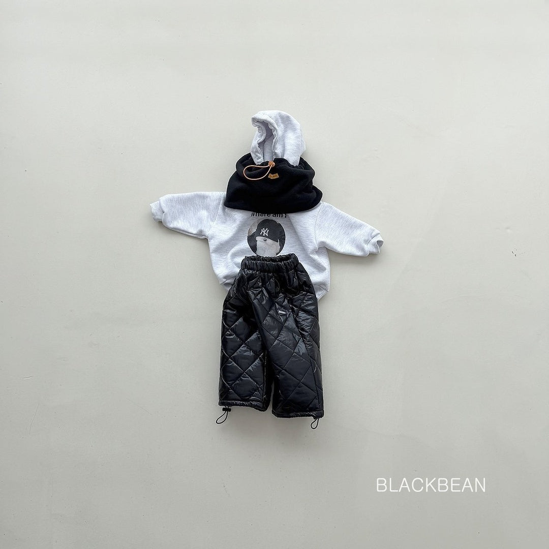 [BLACK BEAN] North padded pants