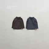 [BLACK BEAN] Stripe halfneck bebe tee