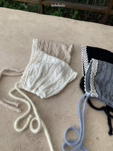 [bebeholic] Twist knit bonnet