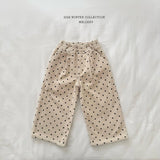 [Melikey] Dot corduroy pants