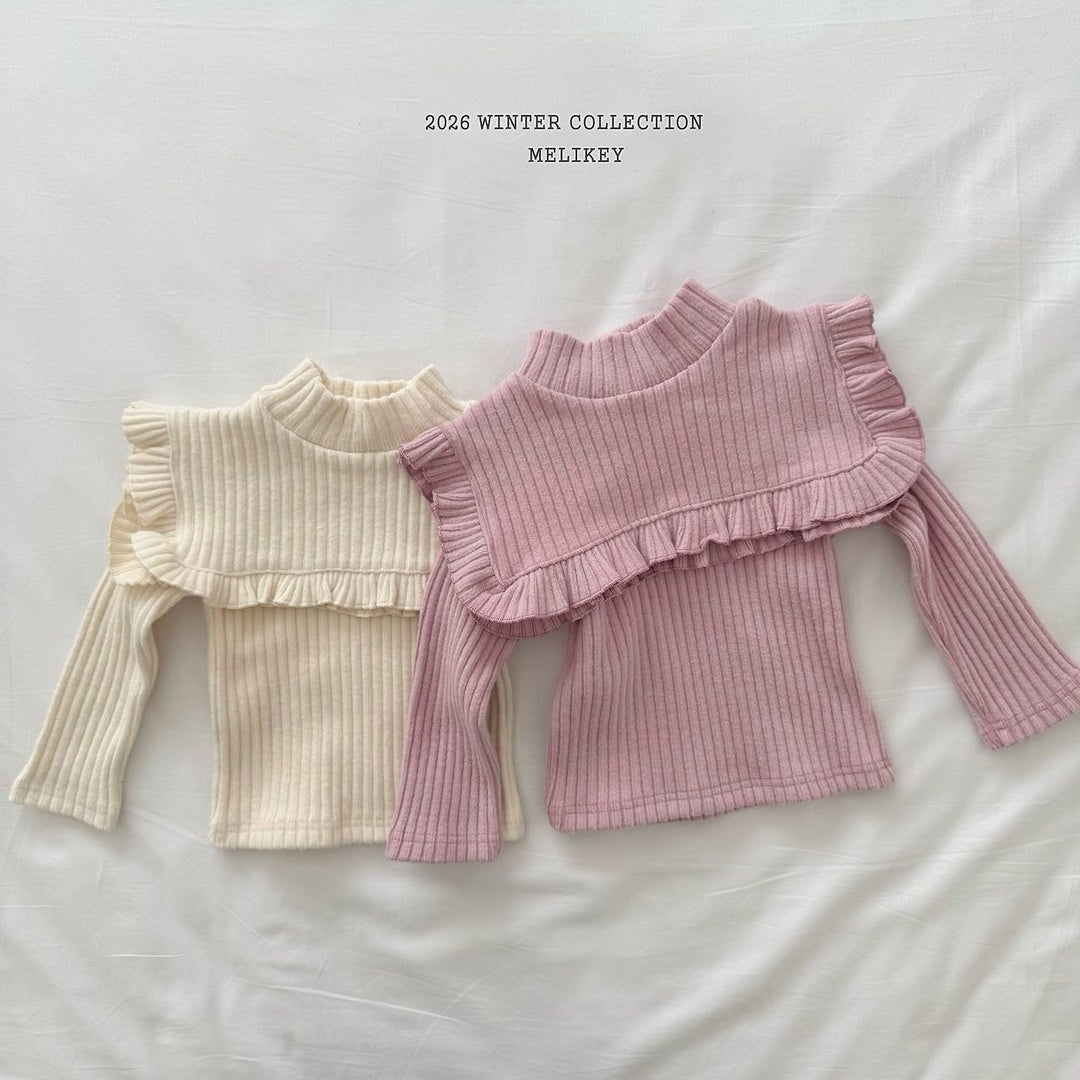 [Melikey] Cape frill tee