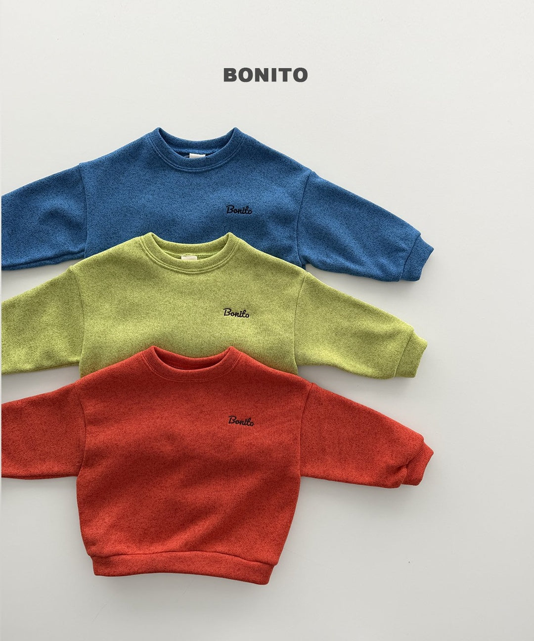 [BONITO] Color knit mtm