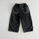 [ELLY MOLLY] Line week denim pants