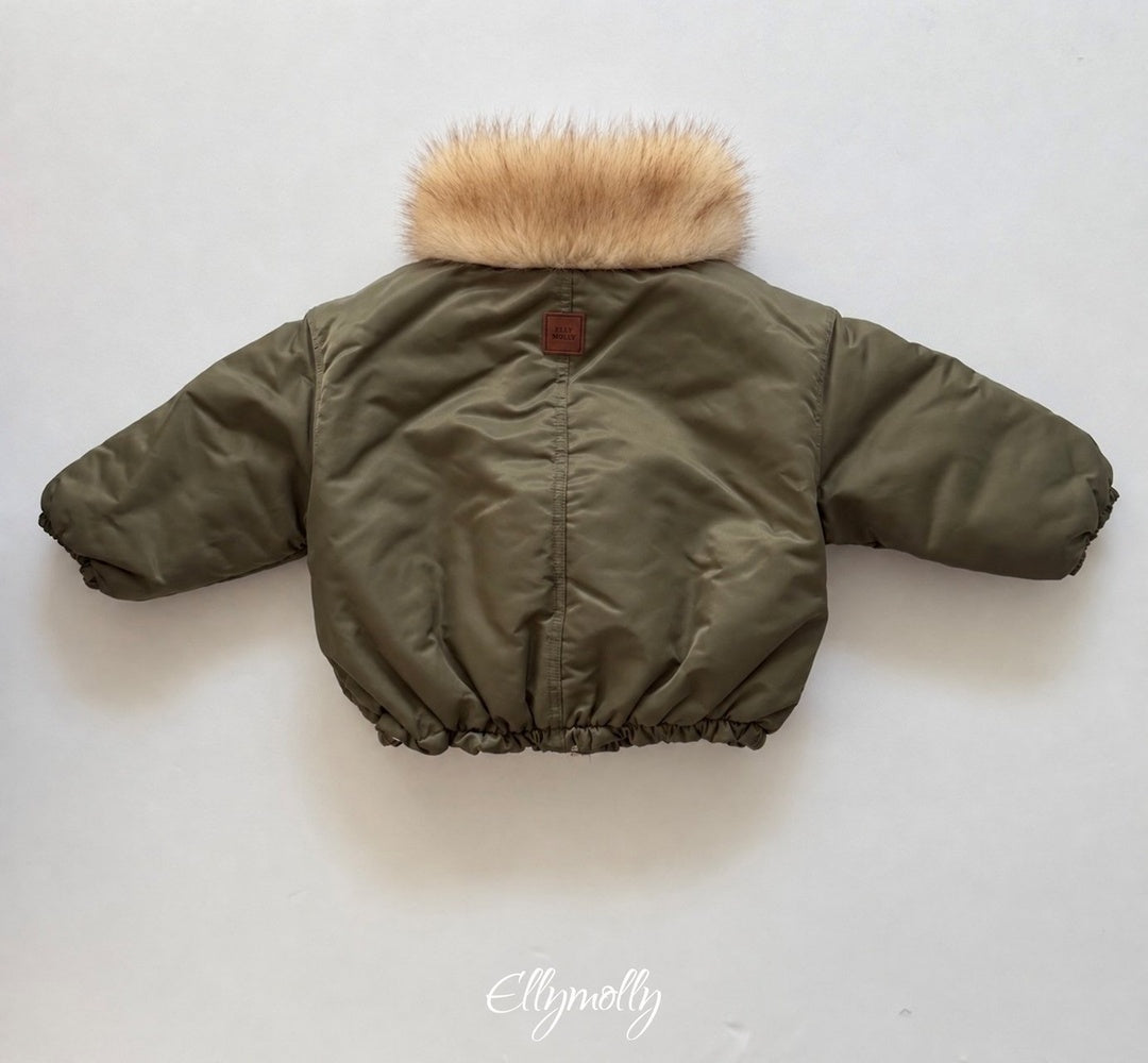 [ELLY MOLLY] Eskimo fur jumper