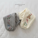 [Melikey] Bear illustration jogger pants