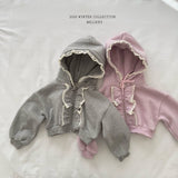 [Melikey] Juju frill hood zip-up