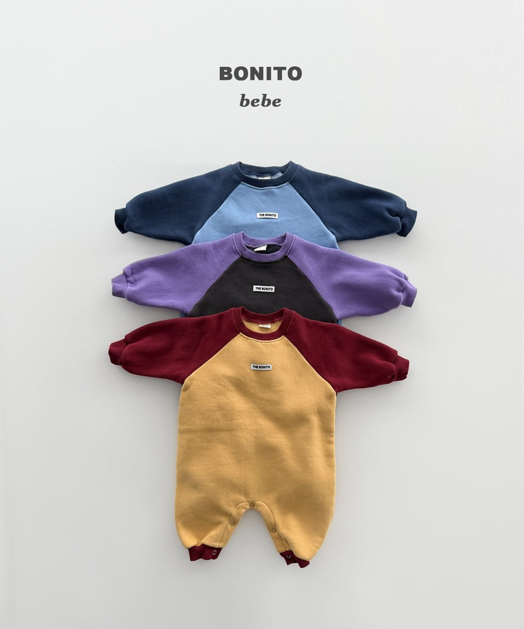 [BONITO] Color block rompers